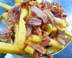 603 - POLENTA COM BACON